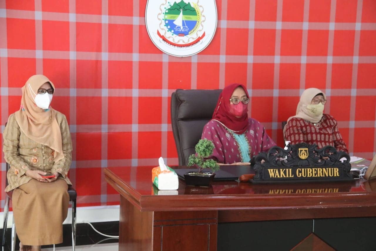 Wagub Sulbar Hadiri Acara Pemberian Penghargaan Kabupaten/Kota Layak Anak 2021